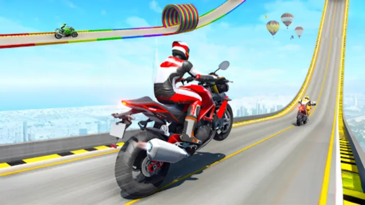 Bike Stunt Rider 3D Bike Race android App screenshot 0