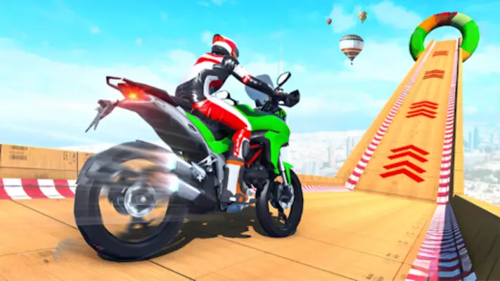 Bike Stunt Rider 3D Bike Race android App screenshot 1